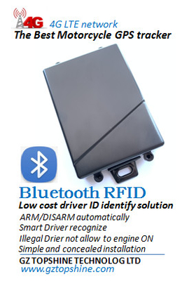 GPS Vehicle Tracker Built In Smartphone Bluetooth Recognize Driver Identification