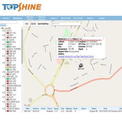 Vehicle GPS Tracking Platform Software For Protrack Coban Teltonika Queclink Bofan