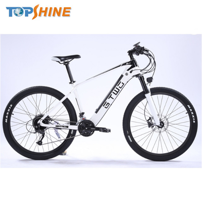 27.5 Inch Carbon Fiber Electric Mountain Bicycles 350W Bafang Motor ebike