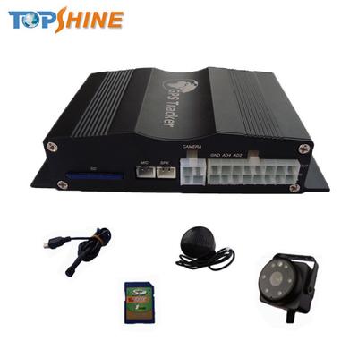 950mAh Car GPRS GPS Vehicle Tracker Device With 4 Fuel Sensor RFID Camera