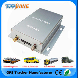 Vehicle GPS Tracker with Support 2 Fuel tank Crash sensor Free GPS Tracking software