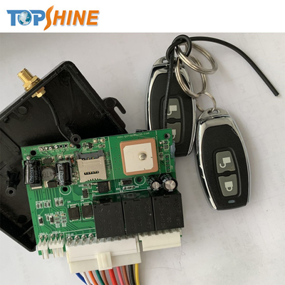 GPS Smart PKE Car Alarm With Central Door Lock System Siren Relay Indicate Light