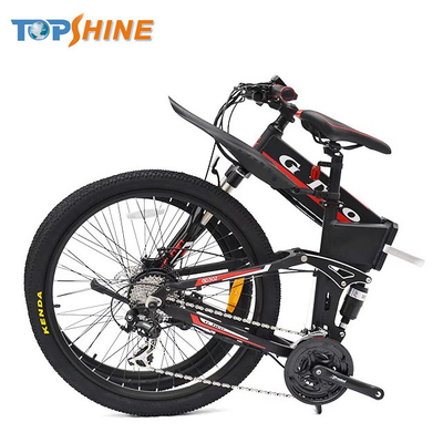 OEM Electric Folding Bike Lightweight Womens Electric Mountain Bike With Colourful LCD Display