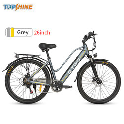 500W 48V Ladies Electric City Bike With Removable Lithium Battery GPS stereo speaker