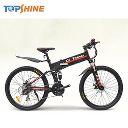 Topshine 48V Battery Foldable Lightweight Electric Bike With 350W Brushless Motor