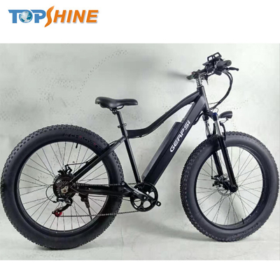 4 inch Fat Tyre Beach Electric Snow ebike with Colourful GPS odometer built-in RFID Anti Theft System