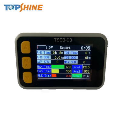 4G GPS Electric Bike Speedometer With BT RFID Anti Theft System And Calorie Calculation