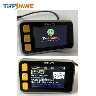 OEM Waterproof GPS Electric Bike Speedometer LCD Display With Tyre Pressure