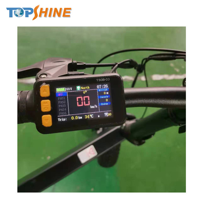Long Range Electric Bike Fat Tire Ebikes With Colorful GPS LCD Display