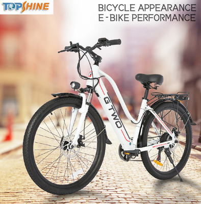 500W Hydraulic Brake Urban City Commuter Bikes With 21 Speed MP3 Bluetooth Stereo Music Player