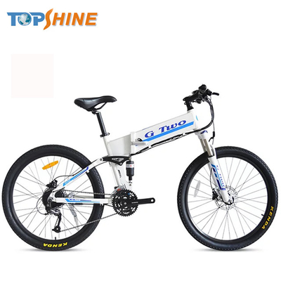 Aluminum Alloy Hub Folding Electric Bike Pedal Assist Bicycle With GPS Speedometer