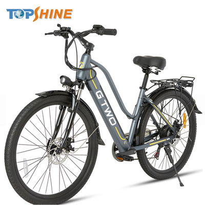 100KM 26&quot; City Commuter Ebike With Calories Calculate
