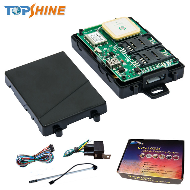 Topshine GPRS Dual SIM Card Tracker For Car With Acc Detect