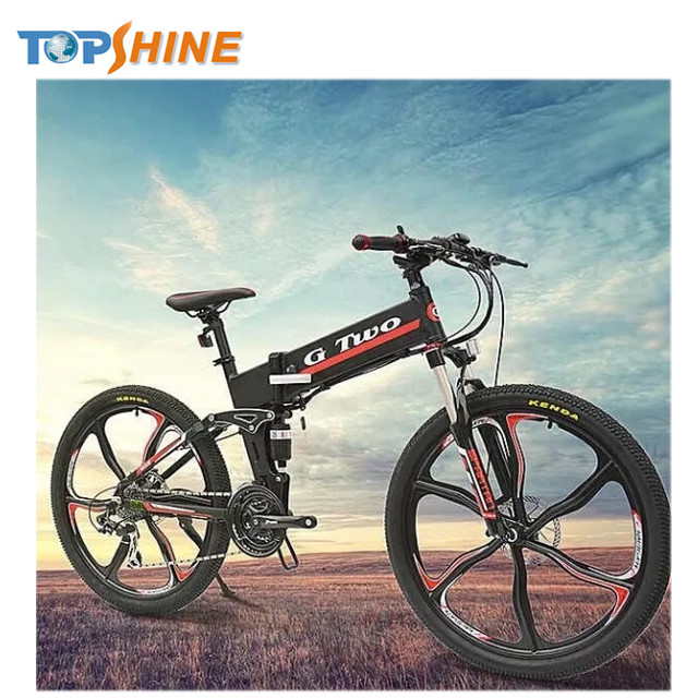 250w 26inch Folding Electric Mountain Bike Downhill Ebike With Aluminum Alloy