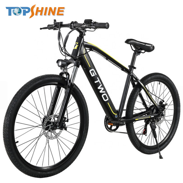 Aluminum Alloy Throttle Electric Mountain Bicycles 350w 48V For Adult