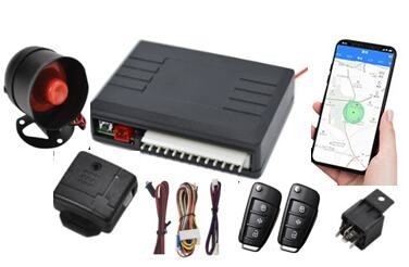 4G GPS/GSM/GPRS 2 Way Auto Smart Car Alarm System With Smartphone APP 5m-20m
